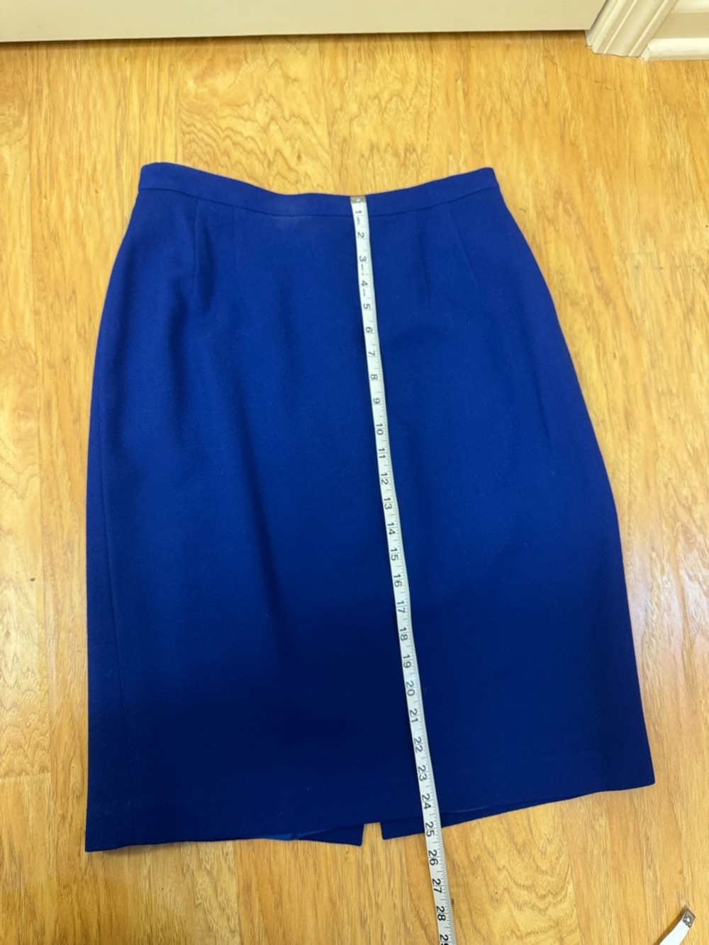 Albert Nipton Blue Suit Skirt - Picture 6 of 8